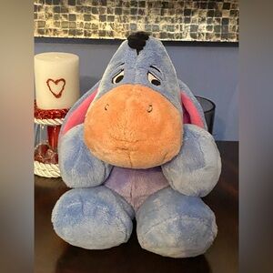 Disney Blue and Pink Plush Donkey